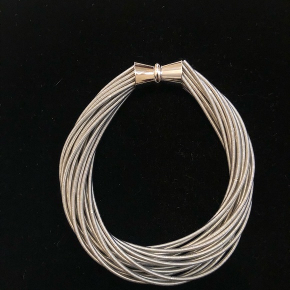 Jewelry - New Silver piano string bracelet